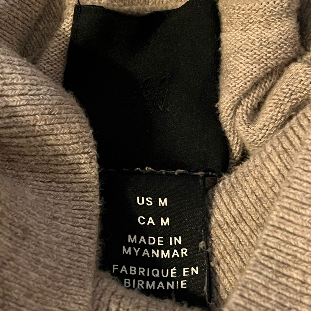 Men's cream Sweater - Picture 3 of 5